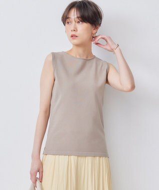組曲 【WEB限定カラーあり】ニットタンクトップ トープ系
