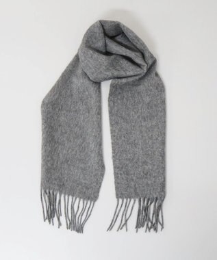 AURORA LANVIN COLLECTION ランバン コレクション カシミヤ  無地プチマフラー　　（幅20cm)