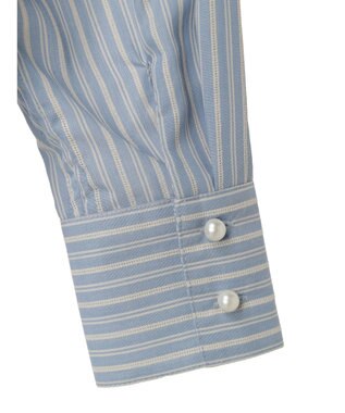 earth music&ecology パールボタンオーバーシャツ Sax