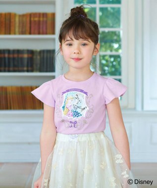 ANY KIDS 【ディズニープリンセス/フローズン】ミラクルスパンコールTシャツ ラベンダー（ラプンツェル）