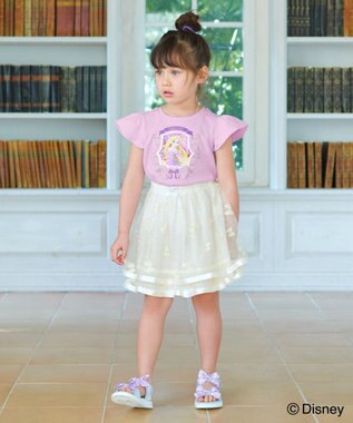 ANY KIDS 【ディズニープリンセス/フローズン】ミラクルスパンコールTシャツ ラベンダー（ラプンツェル）