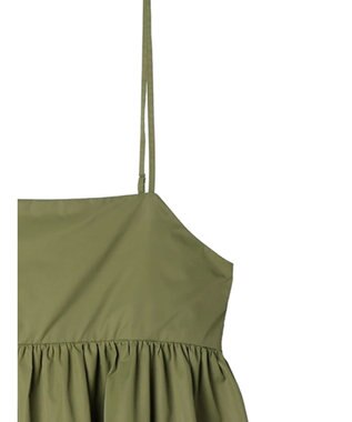 Green Parks ナイロンキャミワンピース Khaki