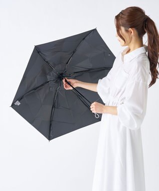 MOONBAT 【遮光100％】晴雨兼用 折りたたみ傘 コンパクト kowaza コワザ バイカラー ホワイト