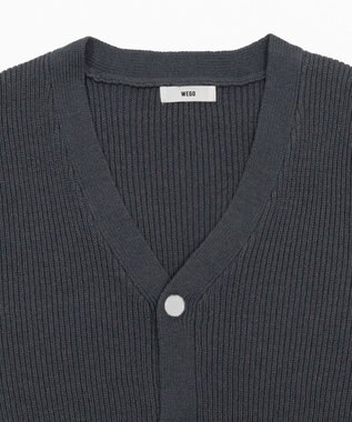 WEGO 【ユニセックス着用ITEM/MLサイズ展開】クロップドカーディガン ブルーその他