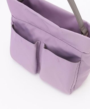 LA BAGAGERIE ダブルフロントポケット2WAYショルダー ライトパープル