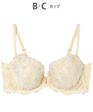 AMPHI ブラジャー ふっくらまる胸キープ 脇高設計 脇・背中スッキリ Gカップまで対応 大きいサイズ 【Hold Day Bra ホールドデイブラ】 BYJ305 アンフィ／ワコール