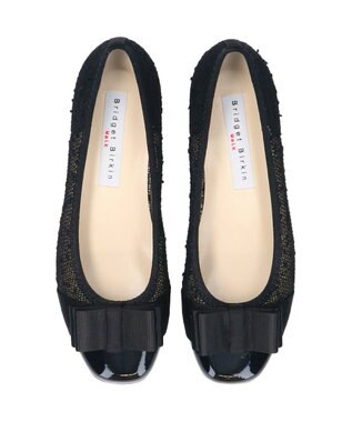 Bridget Birkin ＜2E＞【Bridget Birkin Walk】グログランリボン切替ウォーキングパンプス ブラック