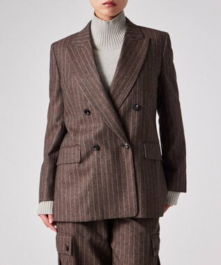 Paul Smith ストライプ ウール ダブルジャケット