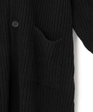 JOSEPH HOMME 【HIGH GRADE LINE】カベツイスト ニットコート ブラック系