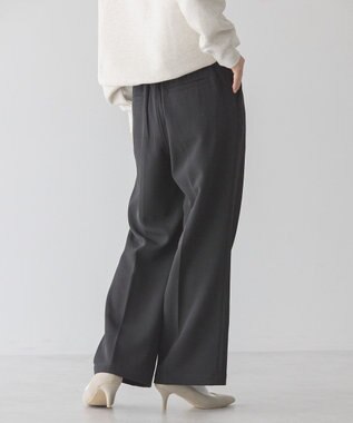 AMERICAN HOLIC 美・美・美Ｗクロスストレッチスラックスパンツ Black