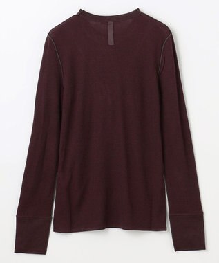 BEIGE， 【洗える】FORD / クルーネックトップス Bordeaux×C Gray