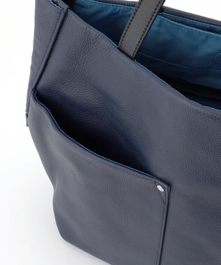 Y'SACCS 木村多江×Y'SACCS ラウンドシルエットトート ネイビー