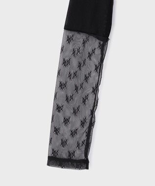 GRACE CONTINENTAL アセテートシアーカットトップ ブラック