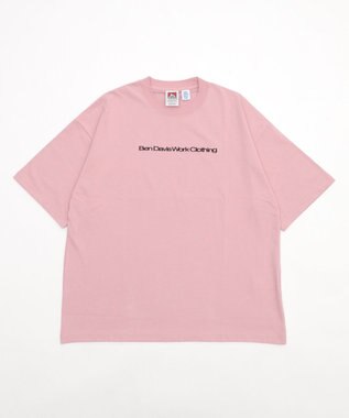 WEGO 【ユニセックス着用ITEM/SMLサイズ展開】別注BENDAVISクールタッチグラフィックT（SS） ピンク