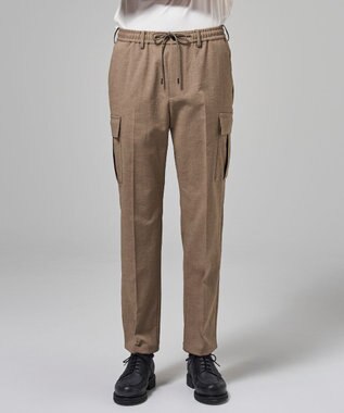 JOSEPH HOMME 【新素材】テクノクロスストレッチ　ドローコード付きストレートカーゴパンツ / HOVE CARGO ベージュ系