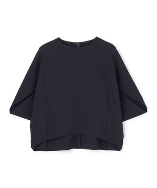 UNFILO ジョーゼット ドルマンプルオーバー ネイビー