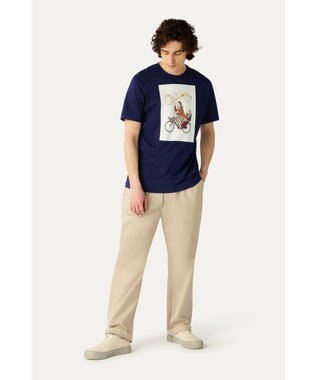 DAKS SLOWBOY Tシャツ〈ピカデリー〉 ネイビー