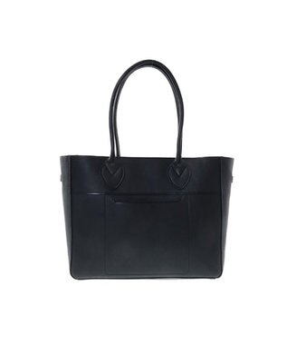 genten ミネルヴァ トートバッグ（中） クロ