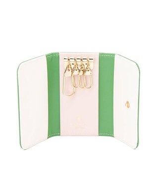 LANVIN en Bleu リュクサンブールカラー キーケース グリーン