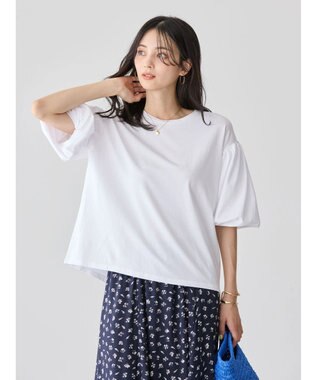 AMERICAN HOLIC ボリュームスリーブカットプルオーバー Off White