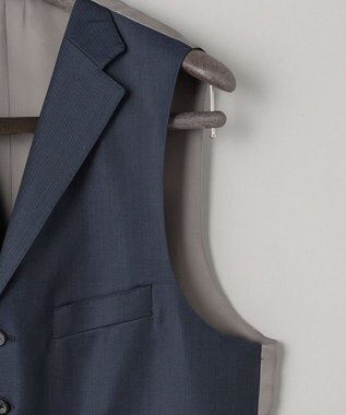 GOTAIRIKU シワになりにくい/通年素材【御幸毛織/みゆきけおり】Superio160 ベスト_ダークグリーン ダークグリーン系8