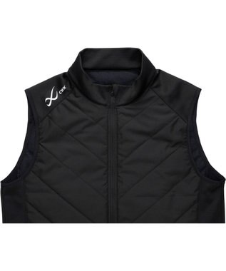 CW-X 【MEN】 CW-X メンズ ベストジャケット 中綿(前身・後ろ上半身) 保温(本体) ノースリーブ ハイネック スポーツ DWO609 /ワコール ブラック