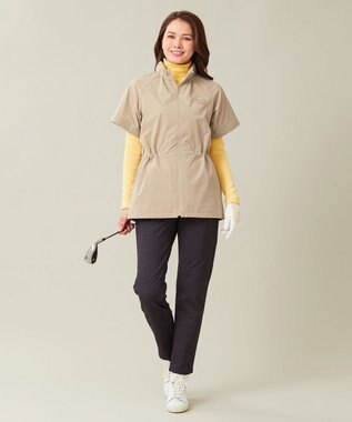 23区GOLF 【WOMEN】【吸湿発熱】グランサーモ モックネック カットソー ライトイエロー系