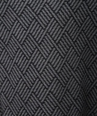 AMERICAN HOLIC バイパチ幾何学柄ニットプルオーバー Gray Mixture