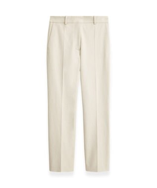 JOSEPH ギャバジンストレッチ　スリムストレートトラウザーズ Oat