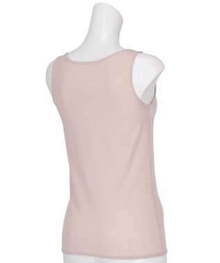 Wing インナー 汗をかいてもベタつきにくい 綿混(身生地部) 【瞬汗ドライ】 ノースリーブ タンクトップ 春 夏 EL1140 ウイング／ワコール ピーチ