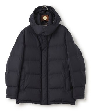 J.PRESS MEN 【デタッチャブルフード】サステナブル ダウンコート ネイビー系