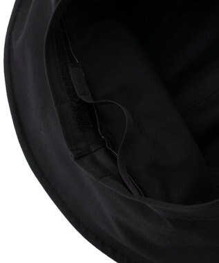 MOONBAT 【遮光100％/遮熱/UV】HIROKO KOSHINO(ヒロコ コシノ)遮光 ビッグリボンハット 帽子 広つば ゆったりMサイズ 手洗い可能/サイズ調整可能/日本製 ブラック