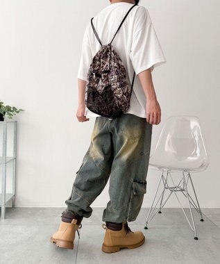 WEGO 【ユニセックス着用ITEM】コードデザインナップサック 柄2