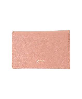 genten フレスコ 名刺入れ ピーチベージュ