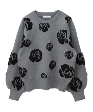 Green Parks ・ｓｗｉｎｇ　ｂｙ　バラジャカードニット Dark Gray Mixture