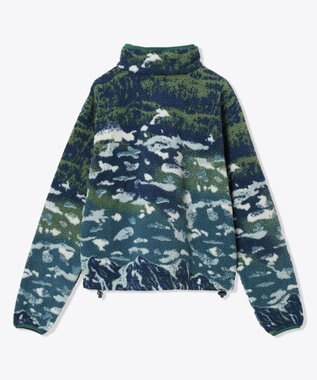 Columbia Columbia/ ウィメンズヘルベチアII プリントクロップドハーフスナップフリース /コロンビア Everblue Sisters、 Rain Forest