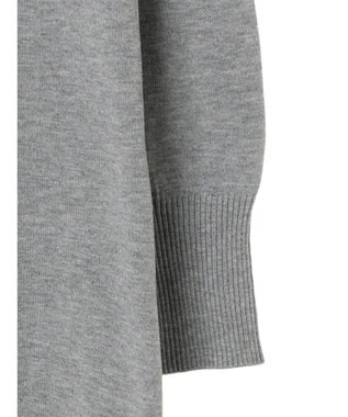 Green Parks もちやわ　ニットチュニック Gray Mixture