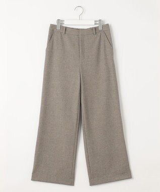 J.PRESS LADIES 【洗える】チェルビック セミワイド パンツ ベージュ系