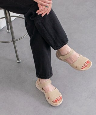 Bridget Birkin 【VINCULUM】フレックスソールベルクロサンダル ベージュ