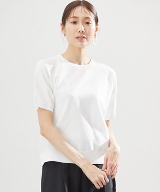 組曲 L カノコニットＴシャツ アイボリー系