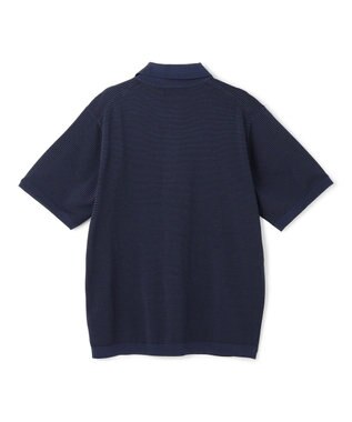 JOSEPH HOMME 【新柄】リュクスレーヨンボーダー　ポロニット ネイビー系1