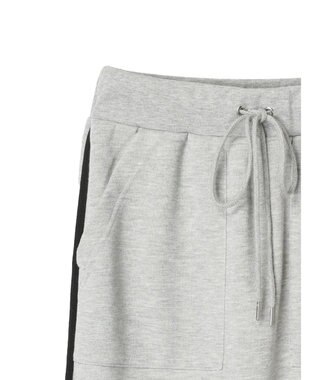 Green Parks Ｄｉｓｎｅｙ／ラメ裏毛ラインスカート Gray Mixture
