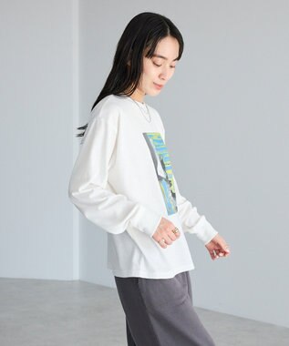 CRAFT STANDARD BOUTIQUE アートライクプリントロンTee Off White
