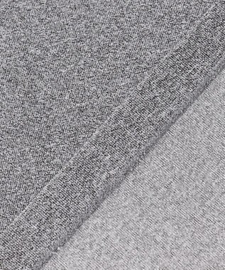 JOSEPH ABBOUD 【洗える/ソフトな肌触り】ミニパイルモック ネック Ｔシャツ ライトグレー系