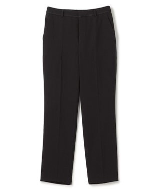 BEIGE， 【洗える】CINDY / クロップドパンツ Black x Black