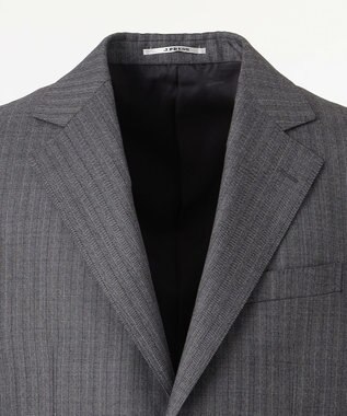 J.PRESS MEN 【ESSENTIAL CLOTHING】ラスティックストライプ スーツ ライトグレー系1