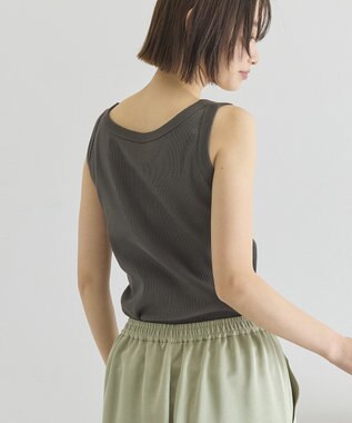 AMERICAN HOLIC テレコタンクトップ Charcoal Gray