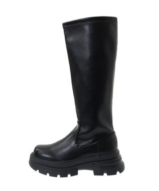Green Parks ・ｍｉｎｉａ　ストレッチロングブーツ Black
