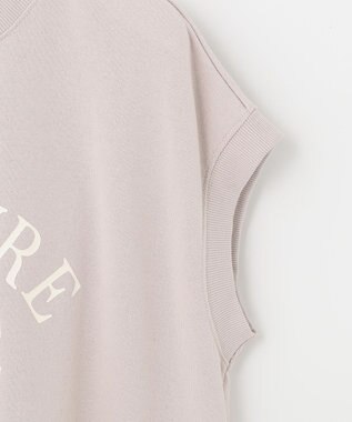 ANY SIS フレンチスリーブロゴ スウェット ローズグレー