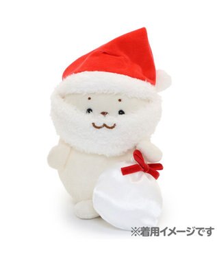 Mother garden しろたん ついてきちゃうしろたん マスコット 着せ替え服  《サンタ おでかけセット》 赤